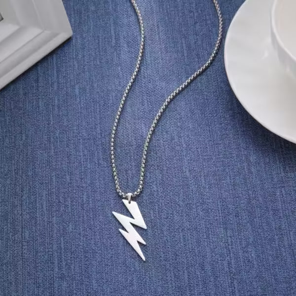 Energy Shape Pendant Men Stainless Steel Necklace (EGN010)