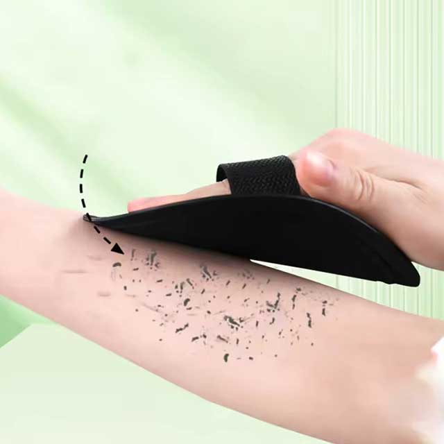 Exfoliating Bath Scrubber – Body Scrubber Shower Brush for Dead Skin Removal & Smooth Skin, Bathing Tool