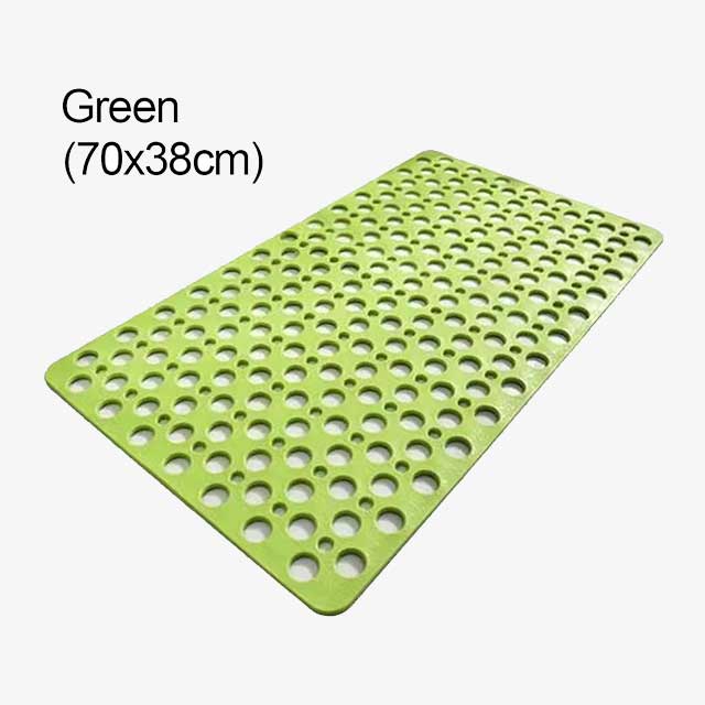 Extra Porous Large Bath Mat – Non-Slip Bathtub Shower Mat with Strong Suction, Anti-Mold TPE for Kitchen & Bathroom Use
