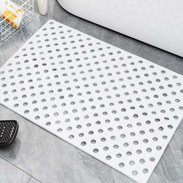 Extra Porous Large Bath Mat – Non-Slip Bathtub Shower Mat with Strong Suction, Anti-Mold TPE for Kitchen & Bathroom Use