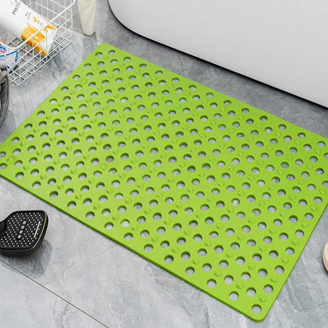Extra Porous Large Bath Mat – Non-Slip Bathtub Shower Mat with Strong Suction, Anti-Mold TPE for Kitchen & Bathroom Use