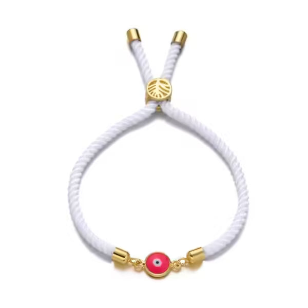 Bracelet ajustable à breloques en corde (EGBT311)