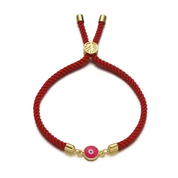 Bracelet ajustable à breloques en corde (EGBT311)