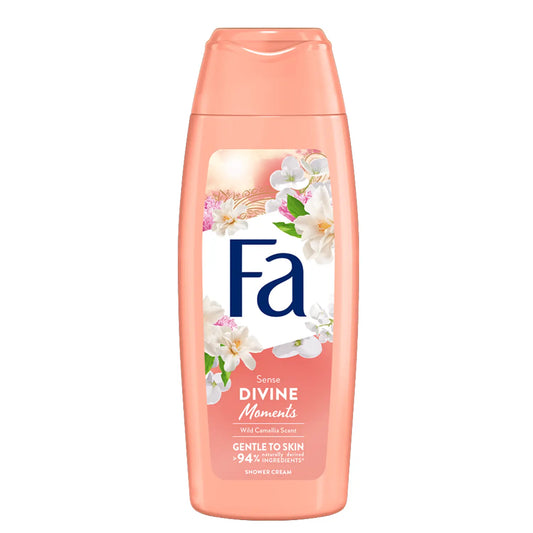 Fa Divine Moments Shower Gel – Wild Camellia Body Wash | Gentle Hydrating Formula for Soft & Fresh Skin