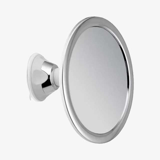 Fogless Makeup Mirror with Suction Cup Holder – 360° Rotation Round Shower & Shave Mirror, Fog-Free Bathroom Accessory