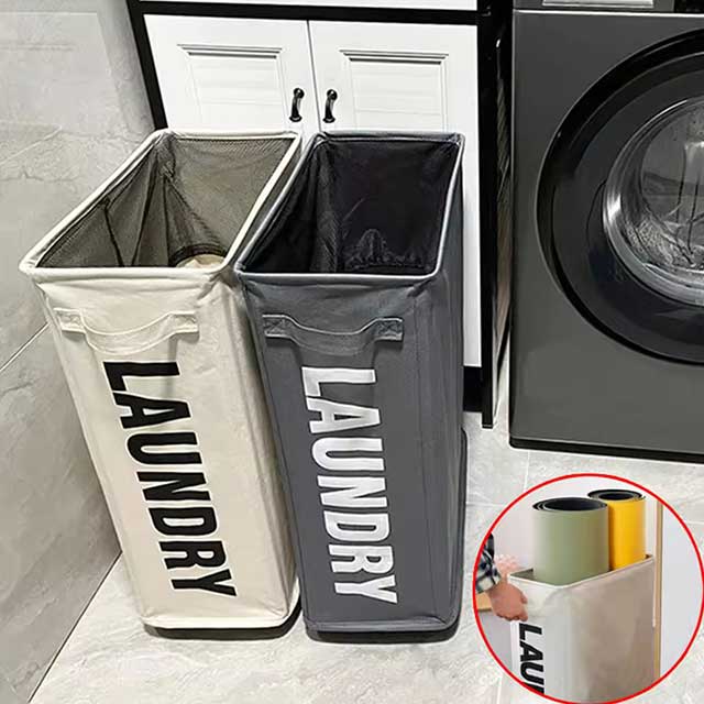 Foldable Laundry Basket – Dirty Clothes Basket, Clothes Organizer, Yoga Storage & Home Assortment Box