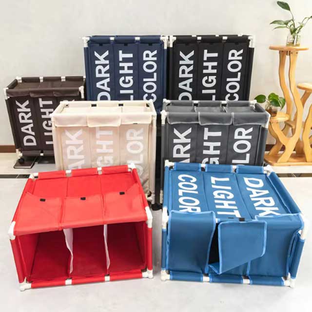 Foldable Laundry Basket with Rollers – Dirty Clothes Storage Bag, Household Classification Box for Clothes & Yoga Storage