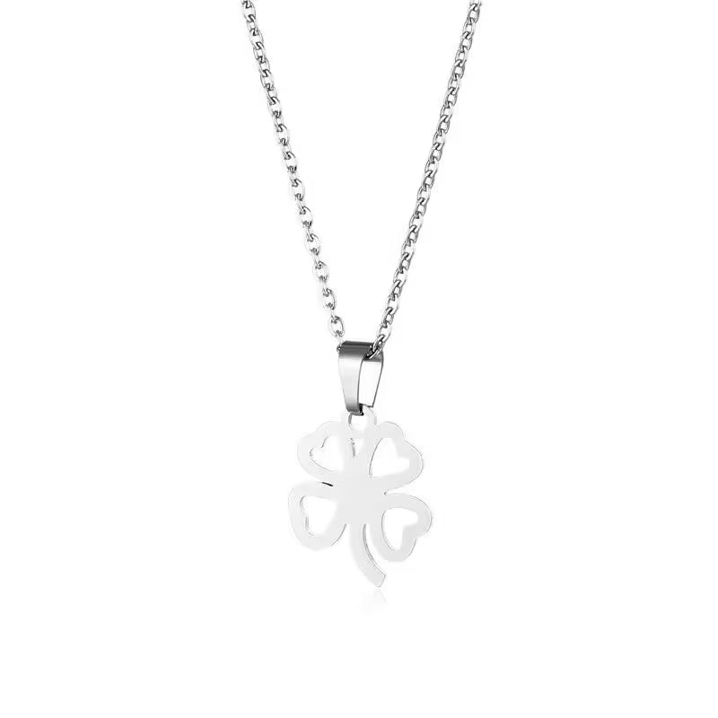 Collier pendentif trèfle à quatre feuilles pour femme (EGN186)
