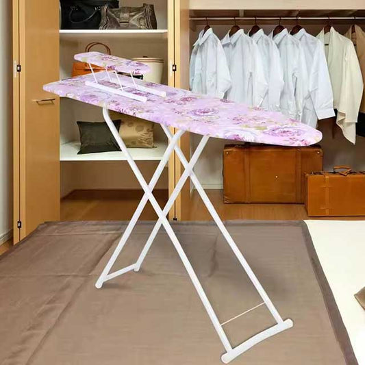 42-Inch Full-Size Foldable Ironing Board – Heat-Resistant Extended Household Ironing Board for Outdoor & Home Use