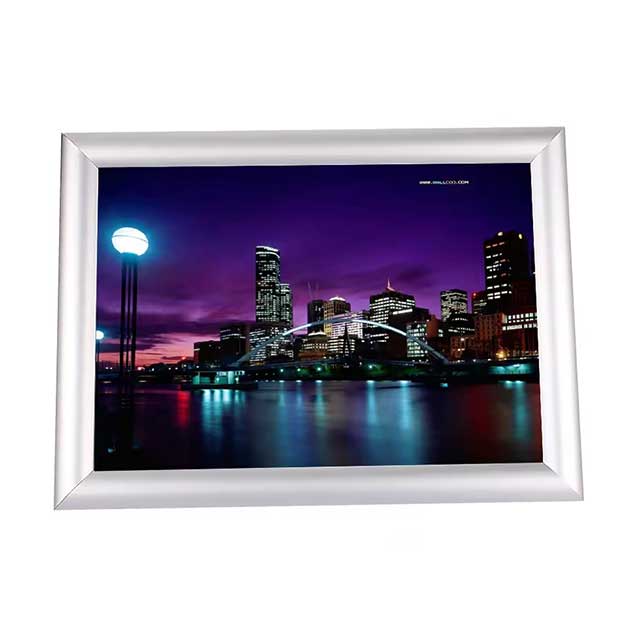 fydun A4 Aluminum Snap Frame – Durable Snap Picture Holder for Photos, Posters & Wall Display Installations