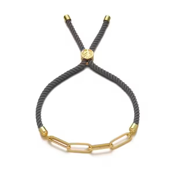 Geometric Adjustable Rope Women Bracelet (EGBT307)