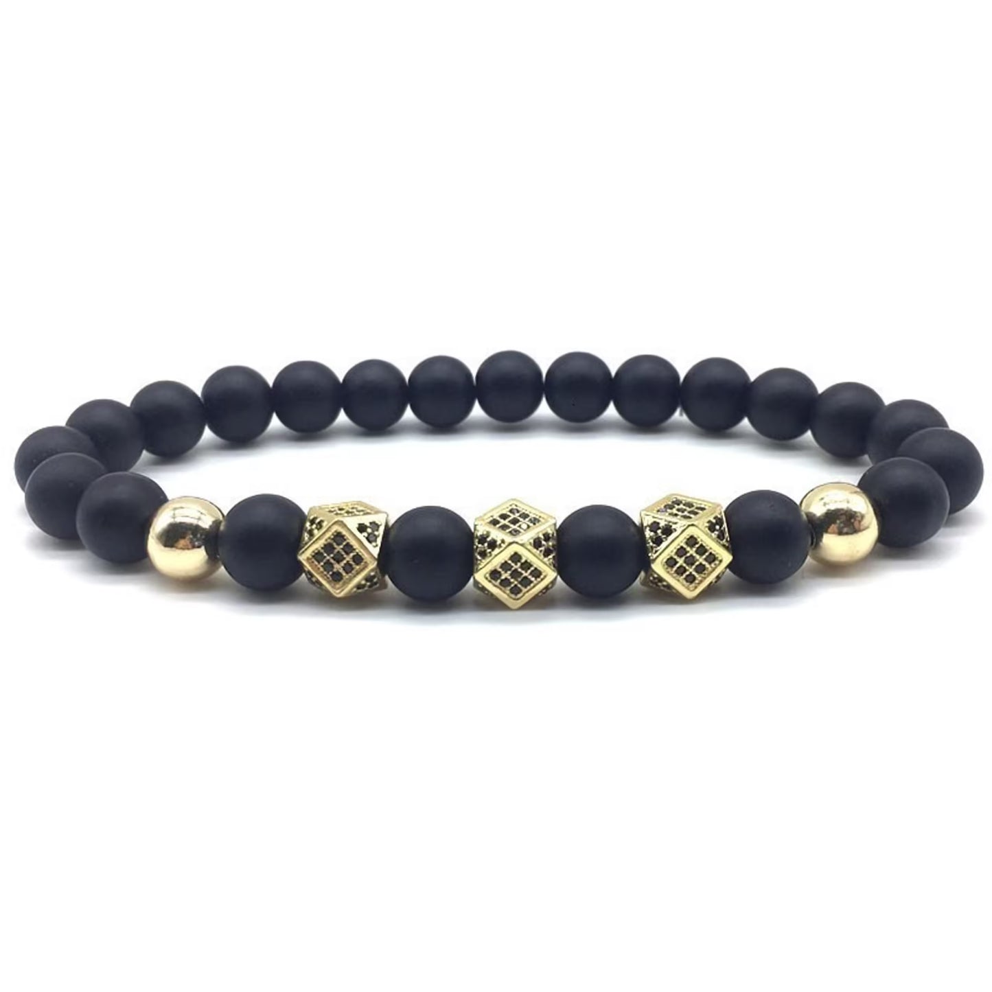 سوار من الخرز على شكل هندسي (EGBT282)