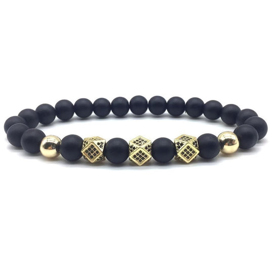 سوار من الخرز على شكل هندسي (EGBT282)