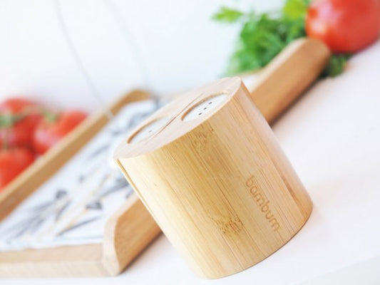 SAlière et poivrière BAMBUM® au gingembre