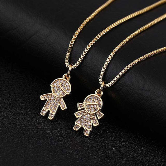 girl boy couple pendant necklaceegn136 gallery img 11