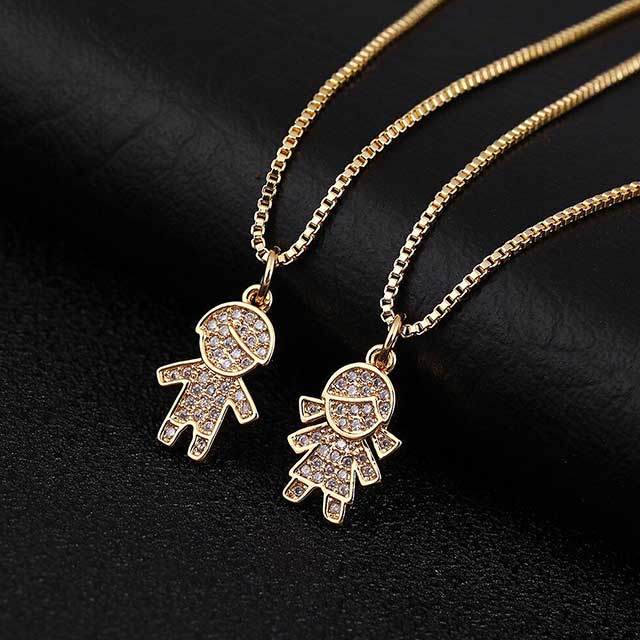 girl boy couple pendant necklaceegn136 gallery img 14