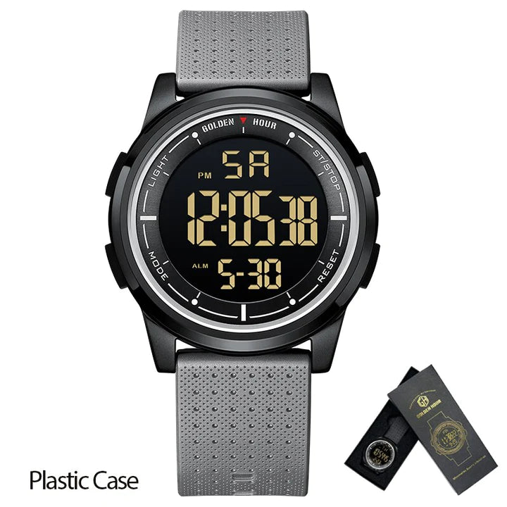 GOLDENHOUR – Digital Silicone Men’s Watch (GH-1313P