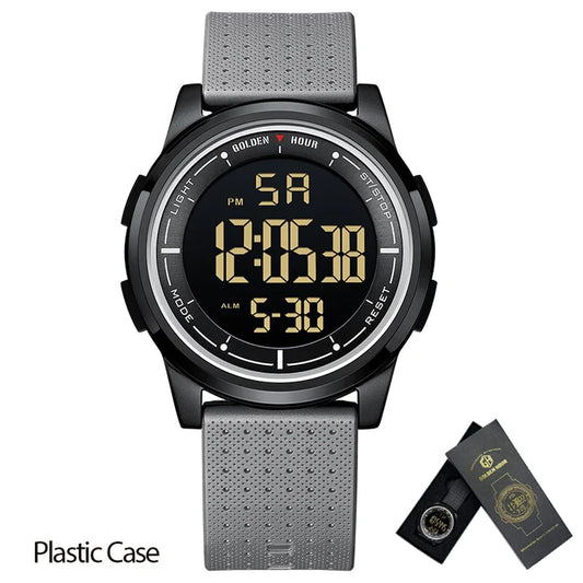 GOLDENHOUR – Digital Silicone Men’s Watch (GH-1313P