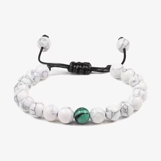 Green Classic Shamballa Unisex Bracelet (EGBT259)