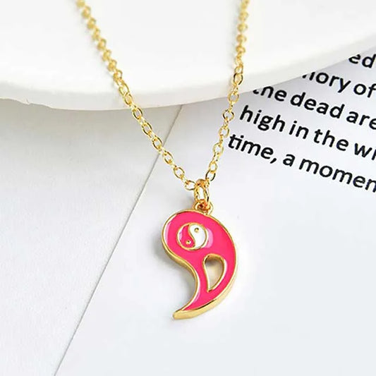 half yin yang sign pendant women necklace egn103 gallery img 2 jpg