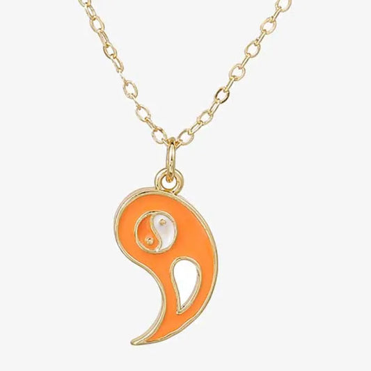 half yin yang sign pendant women necklace egn103 gallery img 6 jpg