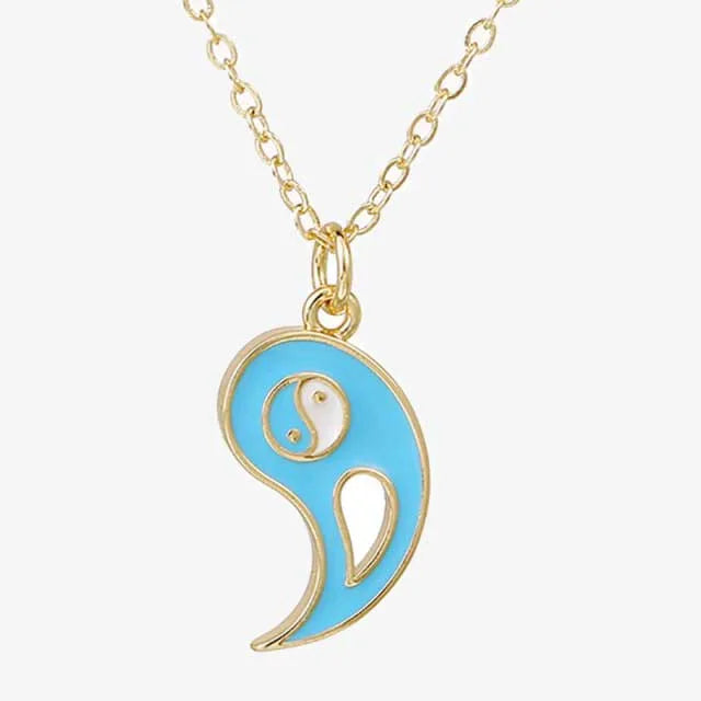 half yin yang sign pendant women necklace egn103 gallery img 7 jpg