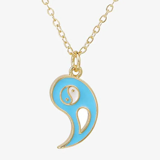 half yin yang sign pendant women necklace egn103 gallery img 7 jpg