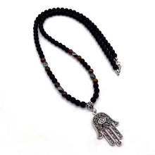 Collier de perles avec pendentif Hamsa (EGN139)