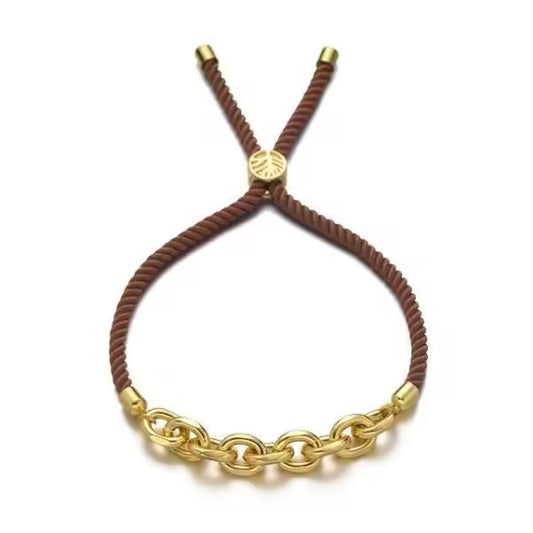 Bracelet ajustable fait main pour femme (EGBT308)