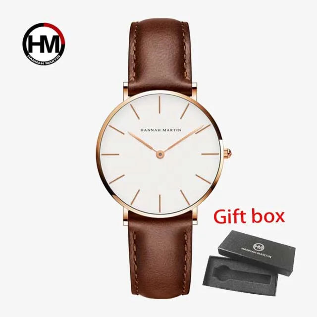 hannah martin leather women watch model hm ch36G gallery img 10 jpg