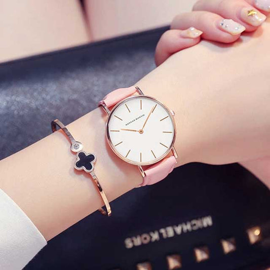 hannah martin leather women watch model hm ch36G gallery img 12