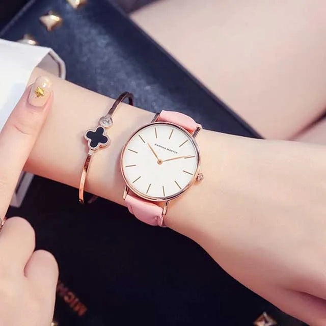 hannah martin leather women watch model hm ch36G gallery img 5 jpg