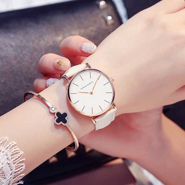 hannah martin leather women watch model hm ch36G gallery img 6
