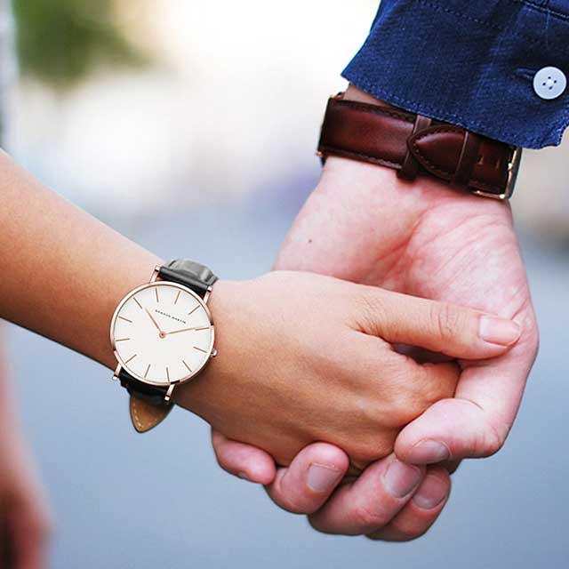 hannah martin leather women watch model hm ch36G gallery img 7