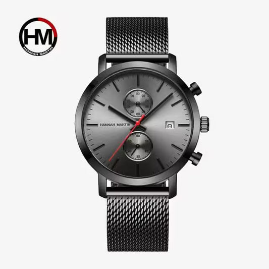 HANNAH MARTIN Mesh Stainless Steel Chronograph Men Watch Model (1092W)