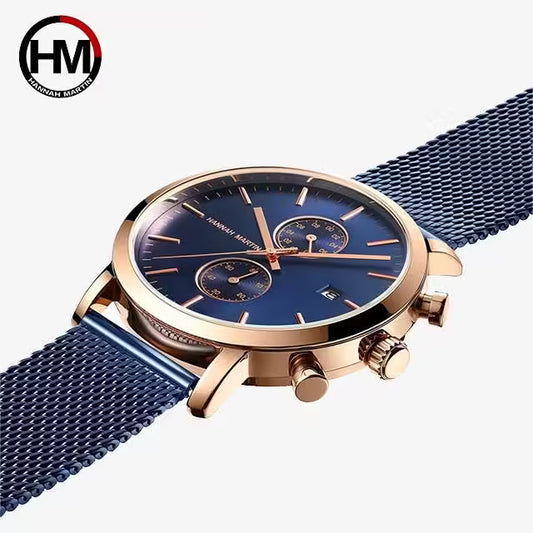 HANNAH MARTIN Mesh Stainless Steel Chronograph Men Watch Model (1092W)