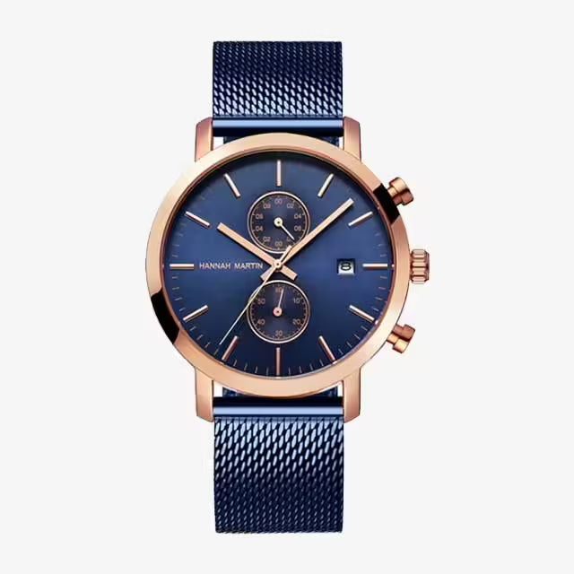 HANNAH MARTIN Mesh Stainless Steel Chronograph Men Watch Model (1092W)