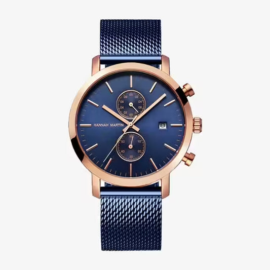 HANNAH MARTIN Mesh Stainless Steel Chronograph Men Watch Model (1092W)