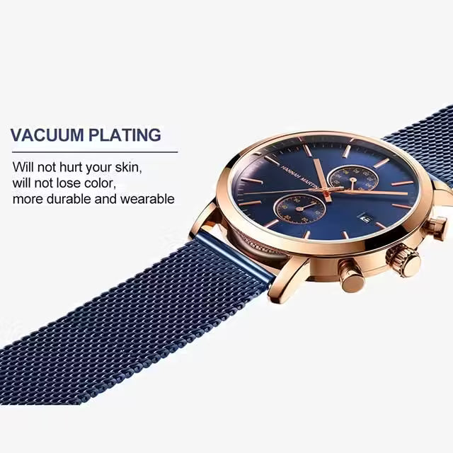 HANNAH MARTIN Mesh Stainless Steel Chronograph Men Watch Model (1092W)