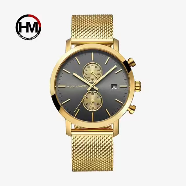 HANNAH MARTIN Mesh Stainless Steel Chronograph Men Watch Model (1092W)