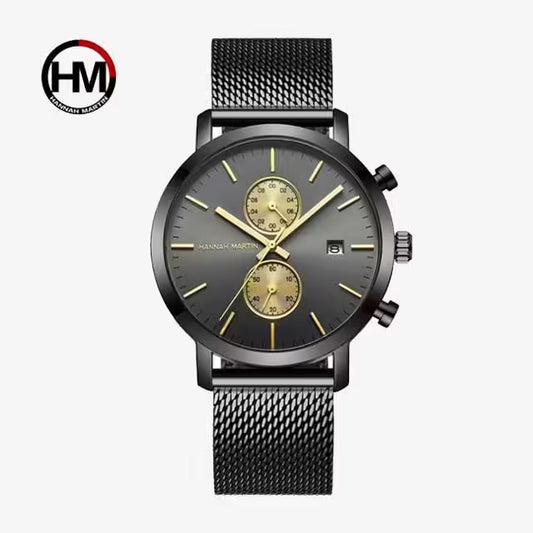 HANNAH MARTIN Mesh Stainless Steel Chronograph Men Watch Model (1092W)