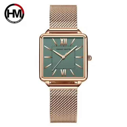 HANNAH MARTIN Mesh Stainless Steel Women Watch Model (1082M)