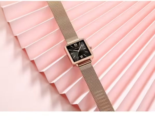 HANNAH MARTIN Mesh Stainless Steel Women Watch Model (1082M)