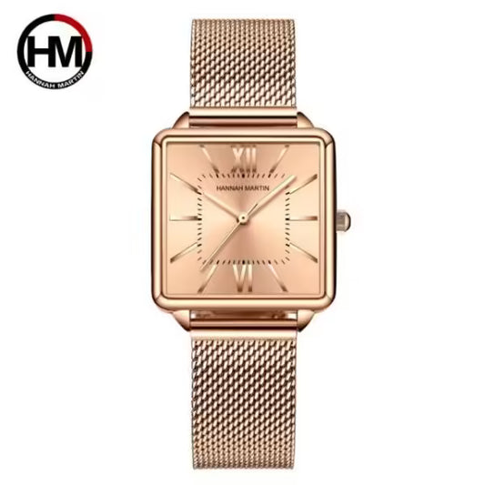 HANNAH MARTIN Mesh Stainless Steel Women Watch Model (1082M)