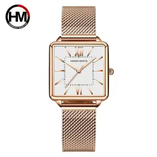 HANNAH MARTIN Mesh Stainless Steel Women Watch Model (1082M)