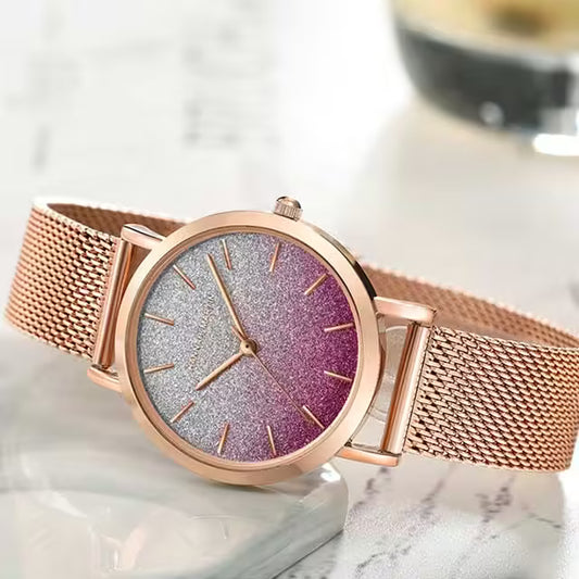 HANNAH MARTIN Mesh Stainless Steel Women Watch Model (1323)