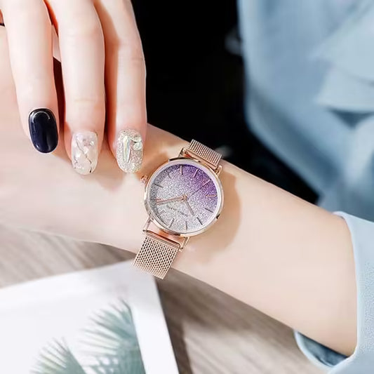 HANNAH MARTIN Mesh Stainless Steel Women Watch Model (1323)