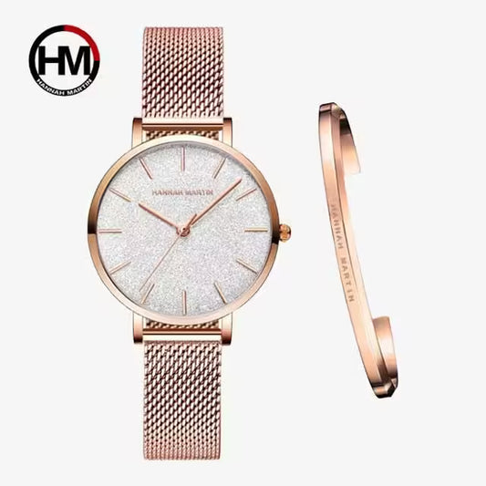 HANNAH MARTIN Mesh Stainless Steel Women Watch Model (1323)