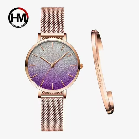 HANNAH MARTIN Mesh Stainless Steel Women Watch Model (1323)