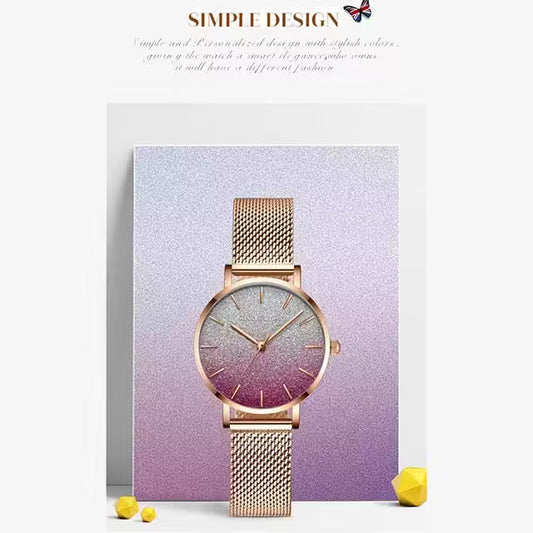 HANNAH MARTIN Mesh Stainless Steel Women Watch Model (1323)